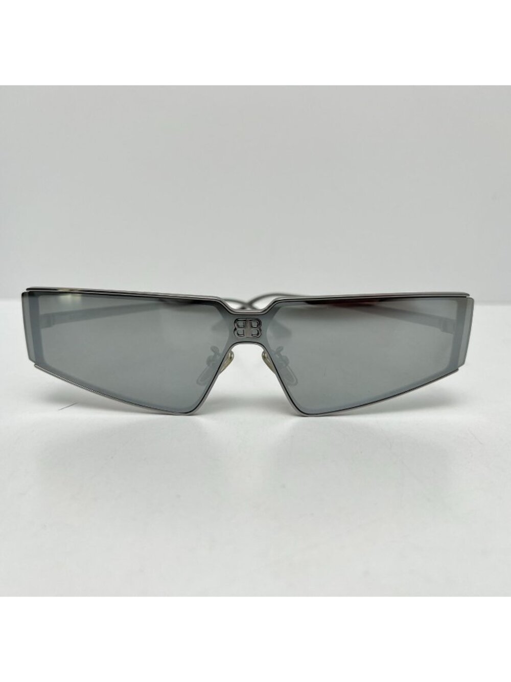 BALENCIAGA Silver Shield 2.0 Metal Frame Sunglasses BB0192S - Picture 2 of 9